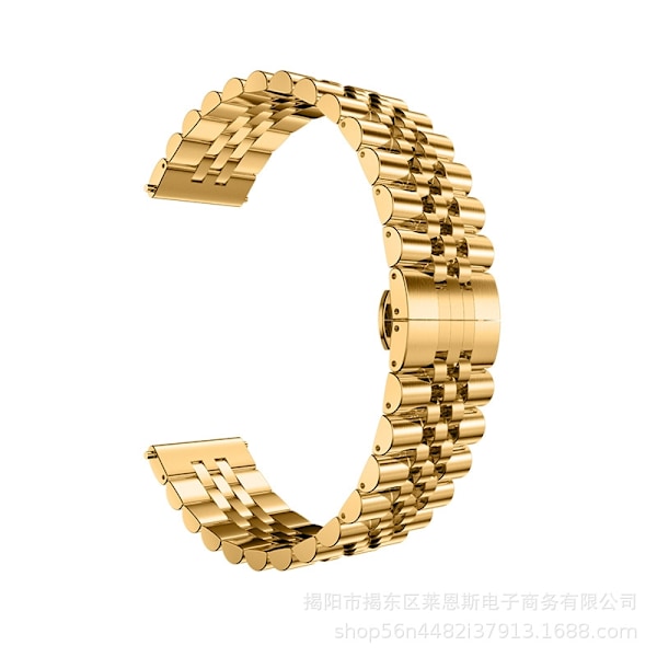 Klockarmband för Apple Watch iWatch Interface 38-40-41mm PG-guld ox ring fem pärlor