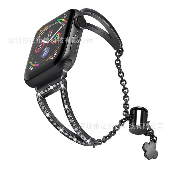 Urrem til Apple Watch iWatch 38/40/41mm Sort