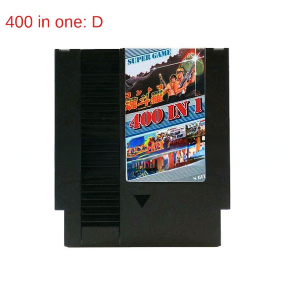 NES 400-i-ett spelkort NES European Game American Game Card 8-bitars spelkort D