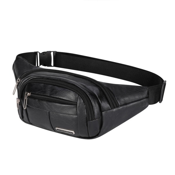 Fanny Pack Løpebelte Midjeveske Organizer Skinn Vanntett multifunksjonell sport Khaki