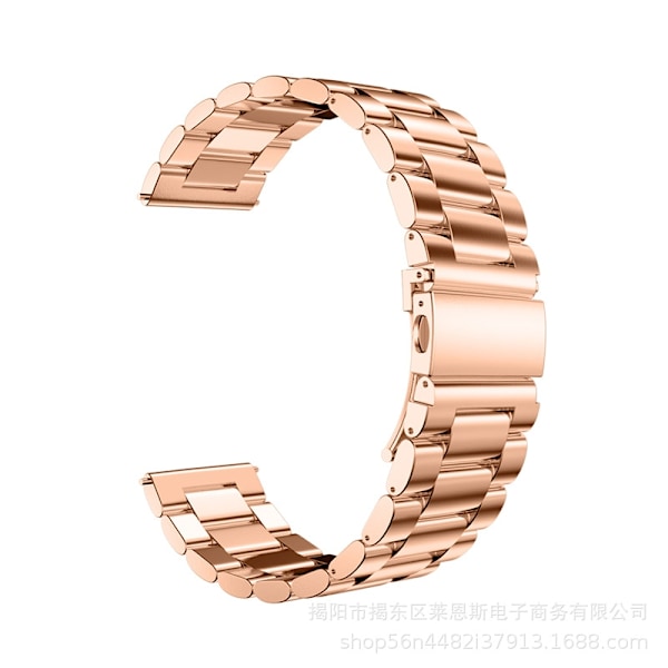 Klockarmband för Apple Watch iWatch för 42-44-45-49mm trestålsarmband - roséguld högkvalitativt lagervara