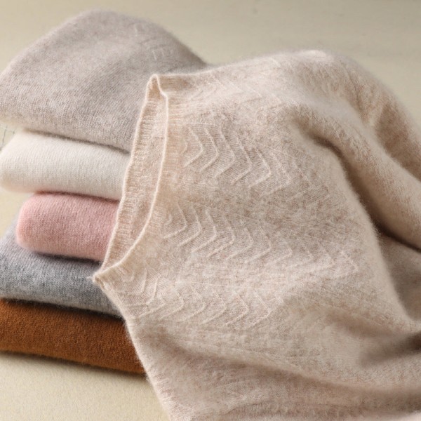 Kvinnor Stickad Höst Vinter Tröja Koreansk Halv Polokrage Spets Bottom Skjorta Innerkläder Gray L