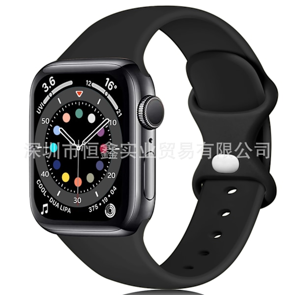 Urrem til Apple Watch iWatch 42/44/45 S/M Sort