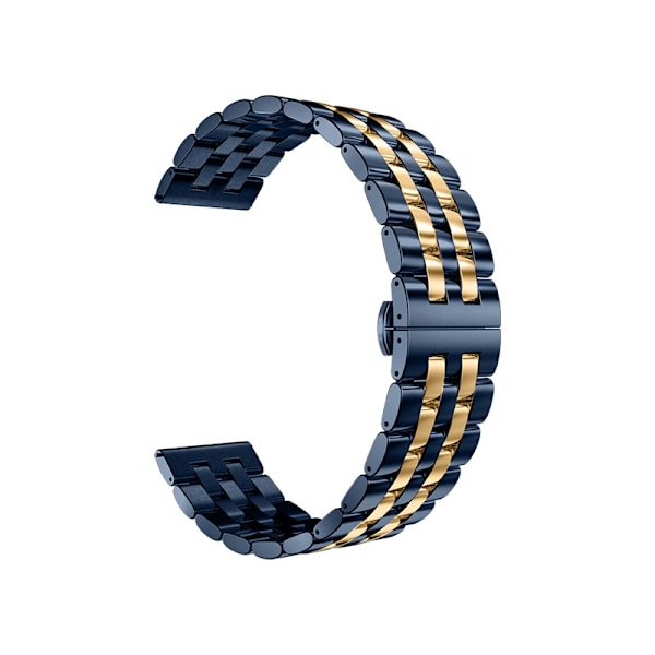 Klockarmband för Apple Watch iWatch Universal storlek 42-44-45-49mm MD-blå och guld-smart fem pärlor