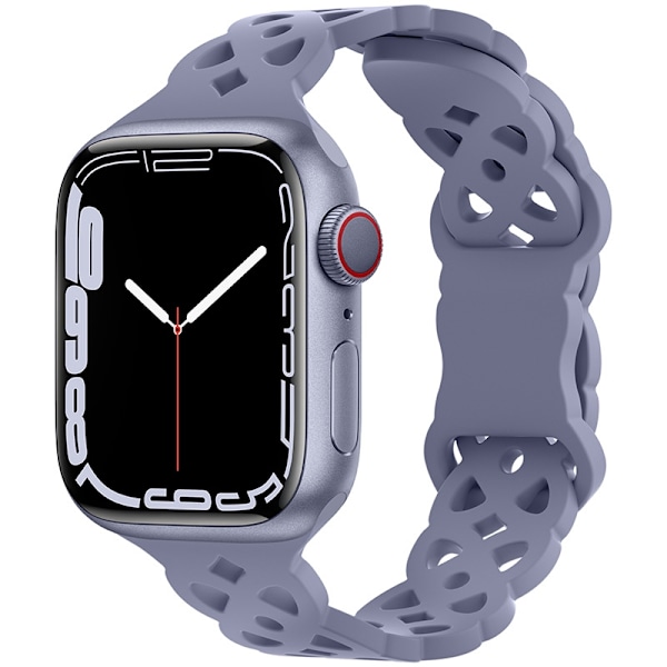 Klokkereim for Apple Watch iWatch 44/45/46/49mm Lavendelgrå