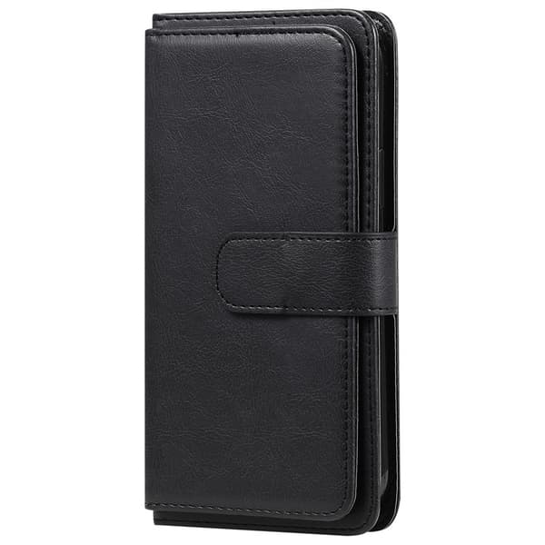 Etui til iPhone15 sort 10 kort læder Capito holder