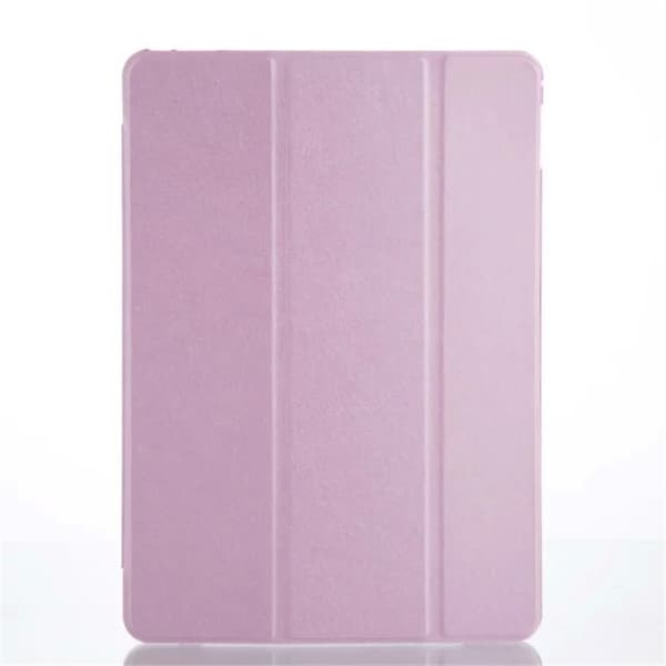 Stilfuldt etui til iPad AIR2/ 6 Tri fold Pink Silk Texture Sleeping Leather