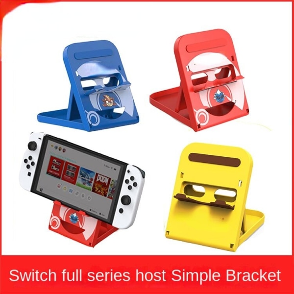 För Switchcholed spelkonsol Enkelt fäste NS/Lite Host Justerbar Bracket Base Yellow