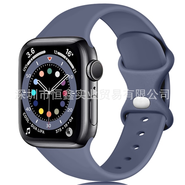 Klockarmband för Apple Watch iWatch 38/40/41 S/M Blågrå