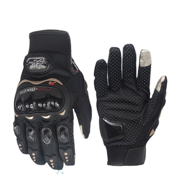 Kvinner Menn Sykkelhansker Motorsykkel Outdoor Riding Racing Black XXL