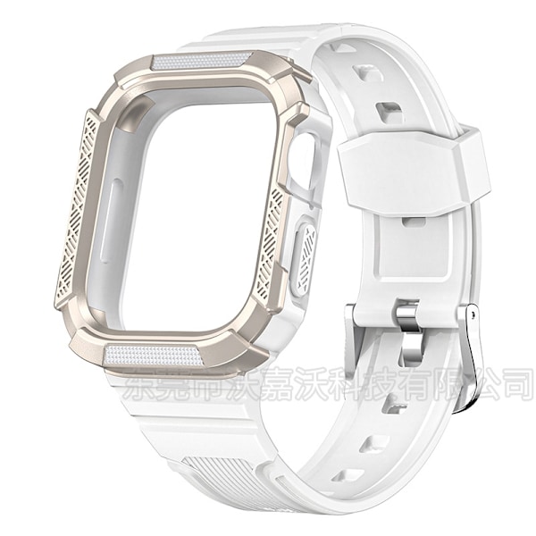 Klockarmband för Apple Watch iWatch 40/41mm Vit med Stjärnljus