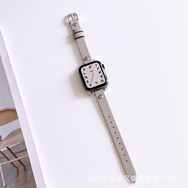 Klokkereim for Apple Watch iWatch 38/40/41mm Lys Grå