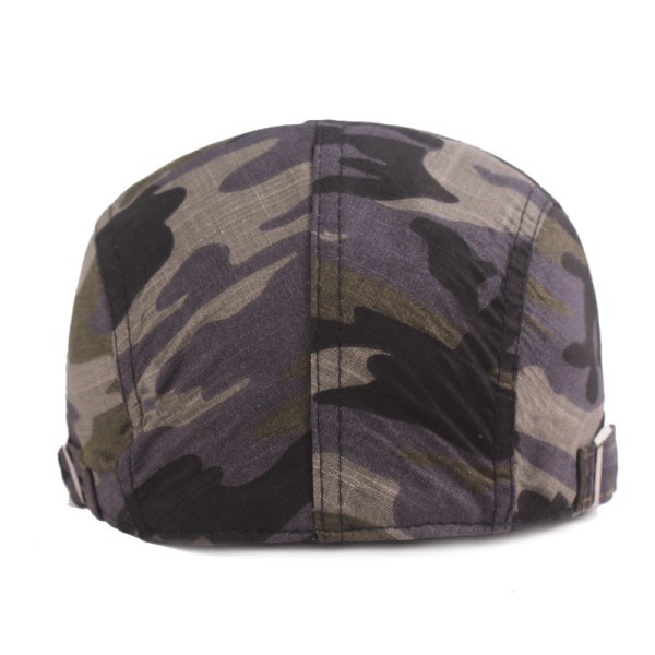 Baret Hat Camouflage Baret Mænds Peaked Cap Advance Hatte Baret hanehat til midaldrende og ældre mennesker Army Green Adjustable