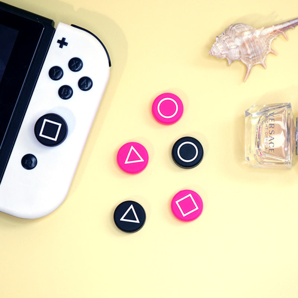 For Switch Game Theme Joystick Cap Rectangle Triangle round Lite OLED Universal Two-color combination