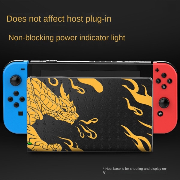 For Nintendo Switch Base Protective Shell Painted Cover Switch Dock Cover Portable og støvtett Pikachu