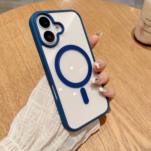 Skal för iPhone 17 Pro Max akryl magnetisk montering