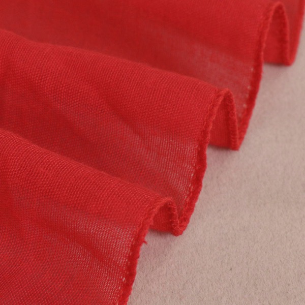 Scarfsjal för kvinnor 2022 Vinterförtjockad Tie-Dyed Spets Bright red 210-70cm