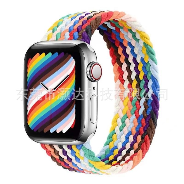 Klockarmband för Apple Watch iWatch Regnbåge 42/44/45 plasthuvud medium storlek 145MM