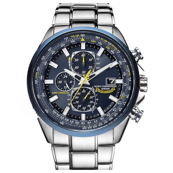 Miesten kellot 2020 Blue Angel Miesten watch Muoti Vyö kvartsikello Watch lahja Black surface black belt