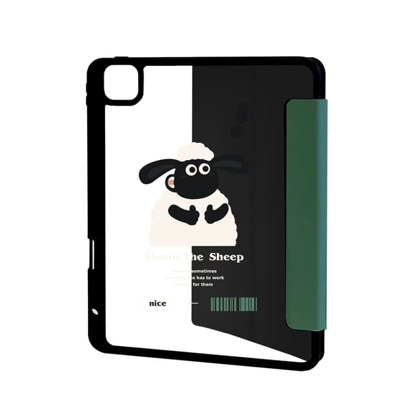 Stilfuldt etui til iPad 2019 version 10.2\" lammeskind malet