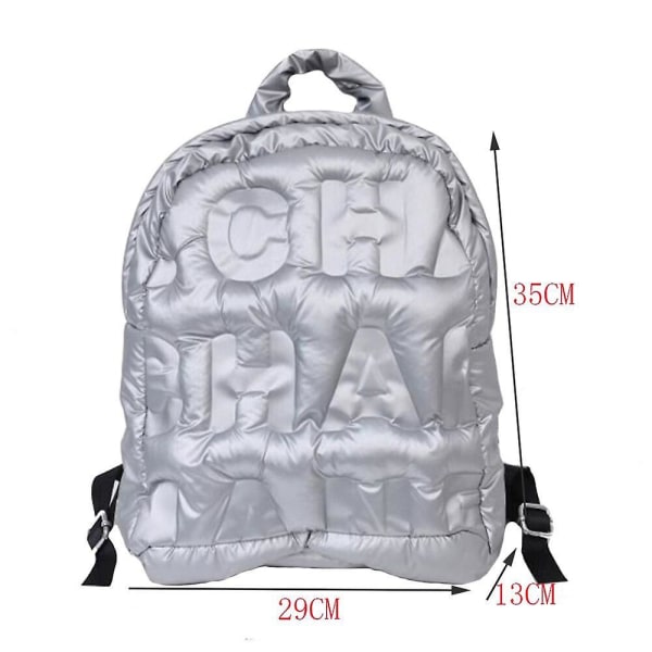 3 Syksy/talvi Korean Fashion Cotton Schoolbag Space Cotton Air