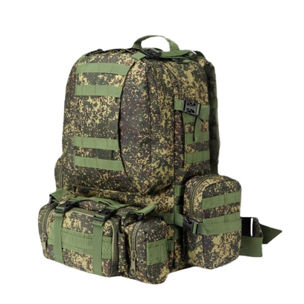 Kvinder pige rygsæk skuldertaske skoletaske Army Fan EMR Camouflage Kombination Bjergbestigning Udendørs Taktik Vandring Stor kapacitet Mangol Green 30*22*50cm