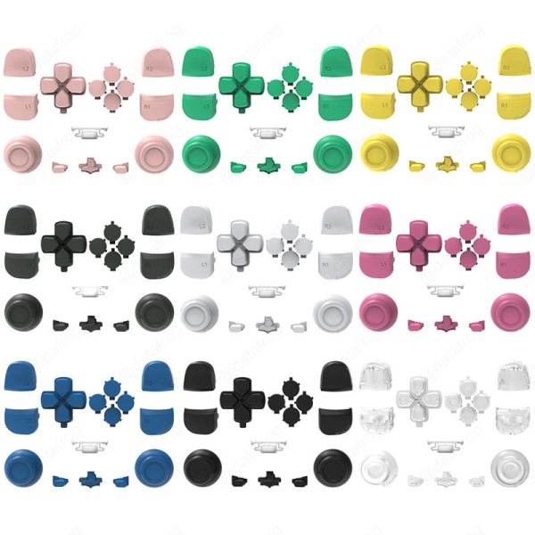 For Ps5 Gamepad-dekselmateriale Hampoverflateknapp Ps5-håndtak til erstatning av skalltilbehør P5 Pink