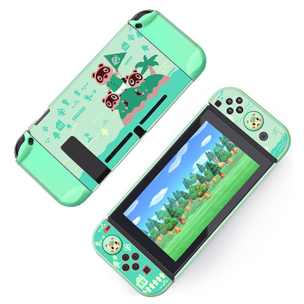 För Nintendo Switch Mobile Son Raccoon Game Console Skyddsskal NS Färgglada skal Sword shield