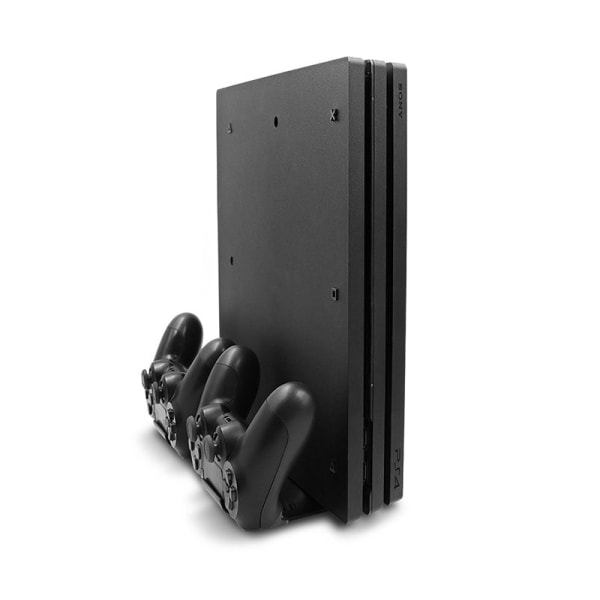 För Ps4slimpro två-i-ett värd vertikal fäste Base PS4 spelhandtag Dual-Seat Laddare