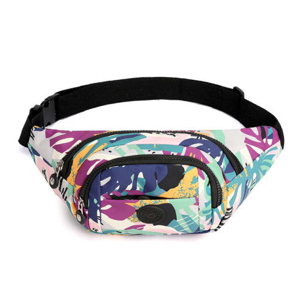 Menn kvinner Fanny Pack Midjeveske Crossbody Fashion All-Match Sports One-Soulder Urban Jungle