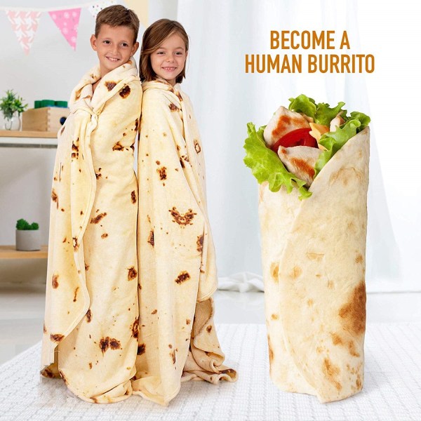 Circle and Creative Nap Wool Blanket Pancake Flannel Tortilla Blanket Cake blanket 180cm