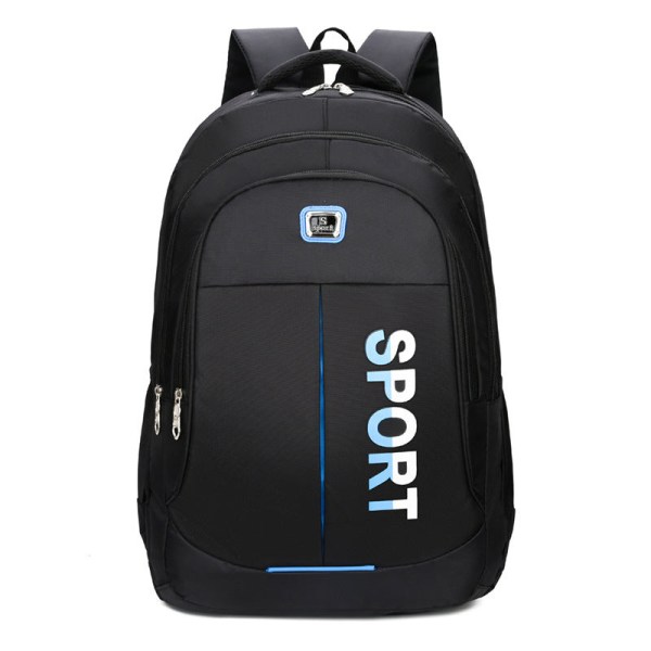 Skoleelev ryggsekk College Bookbag Reiseveske Multifunksjon Stor kapasitet Leisure Business Blue