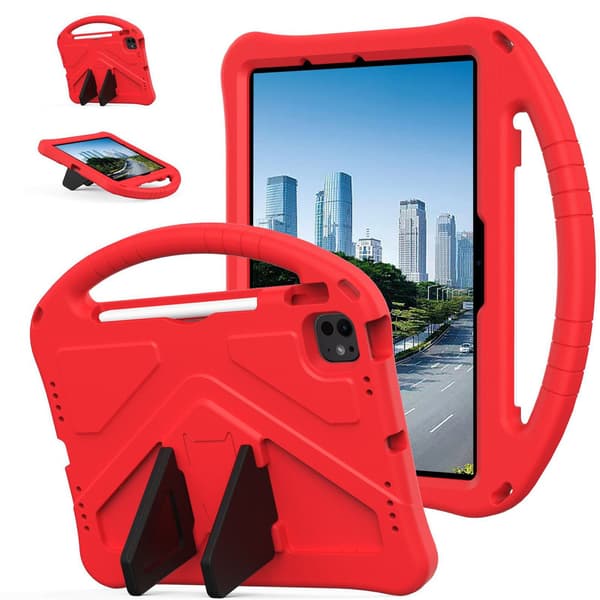 Stilig etui for iPad mini1/2/3/4/5 Rød Bærbart Stativ