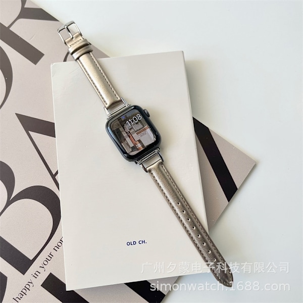 Klockarmband för Apple Watch iWatch 46mm 10:e generationen roséguld