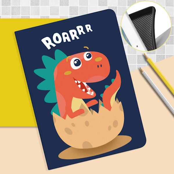Stilig etui for iPad 2017/2018 9.7\" Eggshell Dinosaur Mini