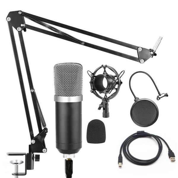 USB-kondensatormikrofon datamaskinmikrofon Bm-800 BM-700USB mikrofonkaraoke Blue
