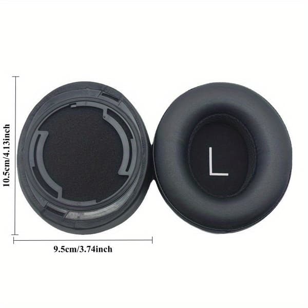 1 par svarte erstatningsøreputer for Shure AONIC50