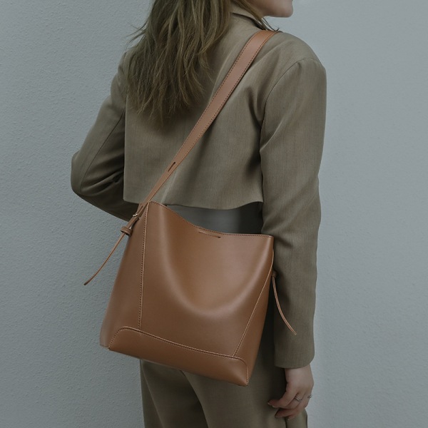 Handväska för kvinnor Shopping Trendig Rörlig Hand Enkel Shoulder Messenger Light brown