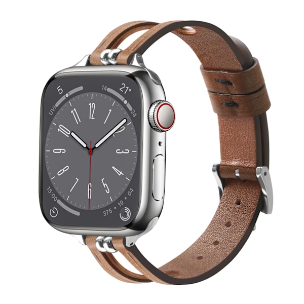 Klockarmband för Apple Watch iWatch Brun 38/40/41/42mm