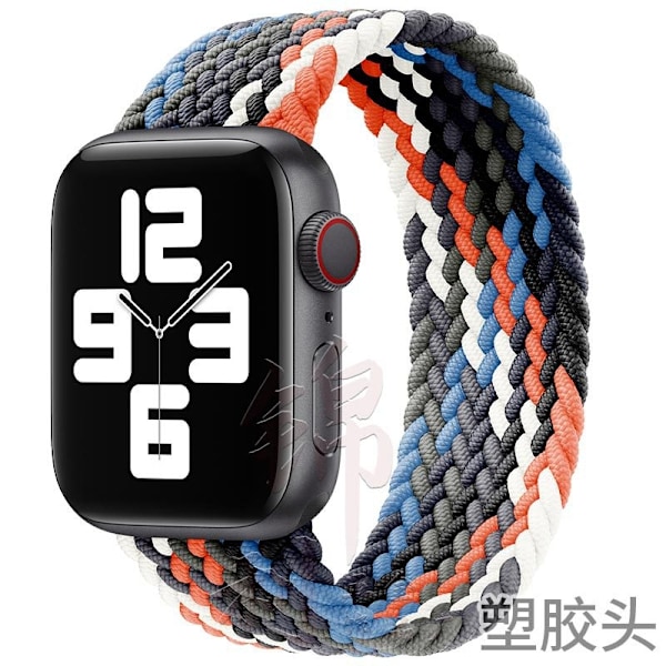Klockarmband för Apple Watch iWatch 38/40/41/42mm XS-kod, längd 125mm denim färgstark
