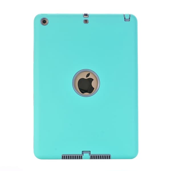 Etui for iPad 9.7 2018 / 2017 Mint Grå Silikon 3-i-1 Støtsikker Bakside