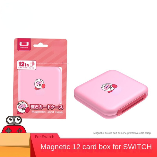 Til Nintendo Switch/OLED JoyCon Joystick Cap spilkassette Kirby Exploration Discovery Series Pink NS cassette