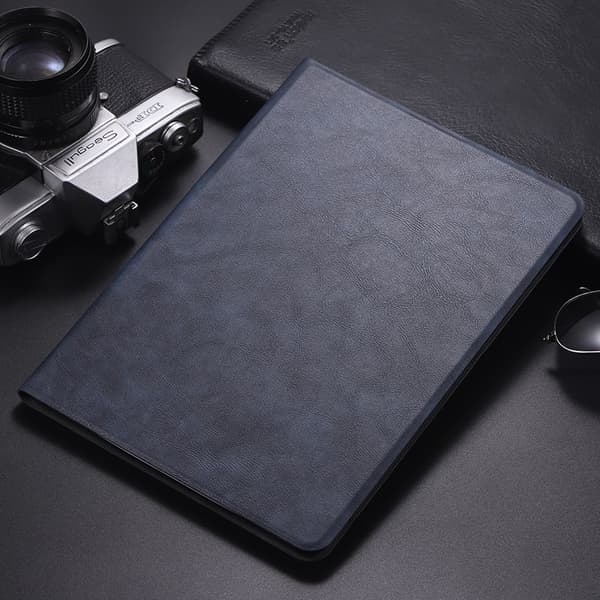 Etui til iPad mini6 8,3 tommer/mini7 kongeblå imiteret læder flip tablet