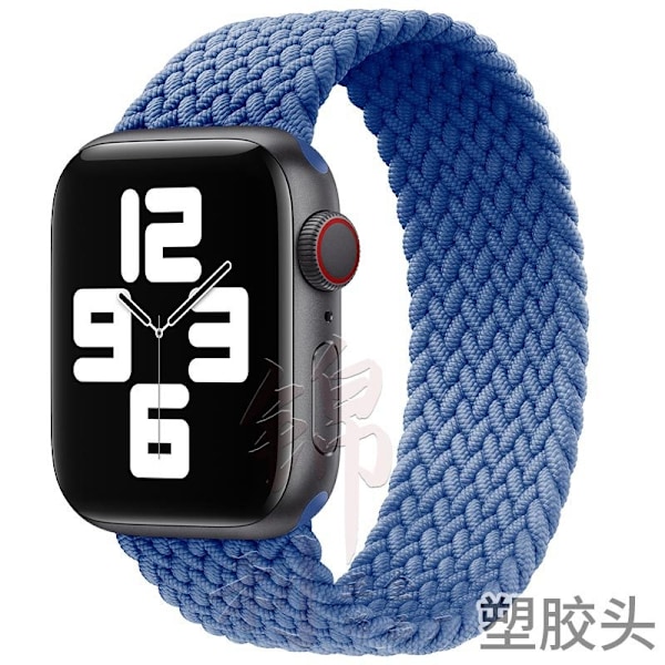 Klockarmband för Apple Watch iWatch 38/40/41/42mm storlek L, längd 155mm blå