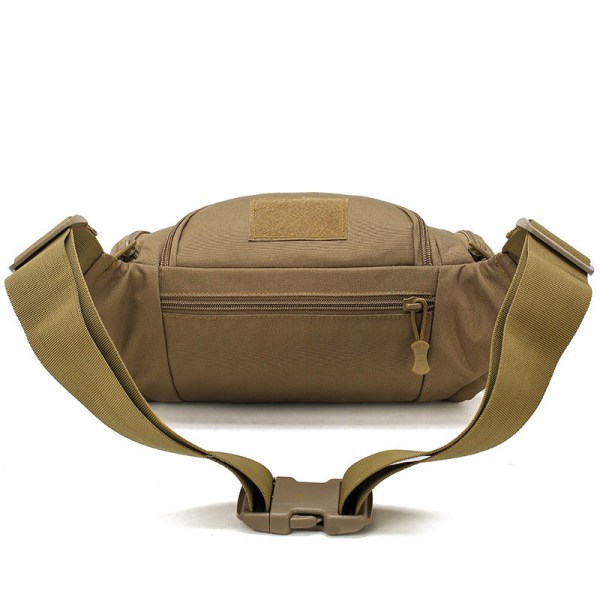 Fanny Pack Löpbälte Midjeväska Organizer Outdoor Camouflage Taktisk Multifunktion Gray-brown Average size