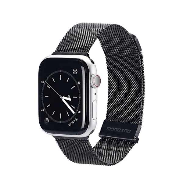 Klockarmband för Apple Watch iWatch 38/40/41/42mm 0:e generationen svart
