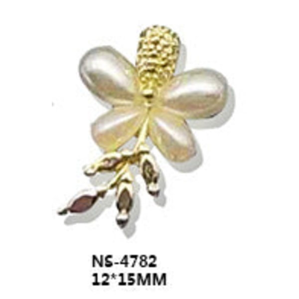 Kynsikoristeet nail art varten Japanilaistyylinen kolmiulotteinen perhoseoskoristeen opaalihelmi NS-4782