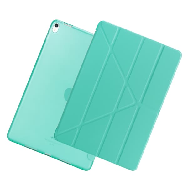 Stilig etui for iPad 2017 9.7\" mintgrønn silikonlær