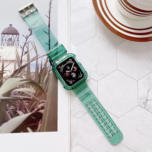 Kellon ranneke Apple Watch iWatch 42mm 0. sukupolvi -08-Hyytelönvihreä