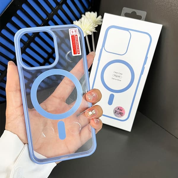 iPhone 17 Pro Max hudvennlig magnetisk deksel akryl anti-fall funksjon